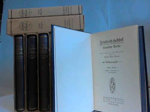 Hebbel, Friedrich - Smtliche Werke. 12 Bnde (in 10 Bnden)