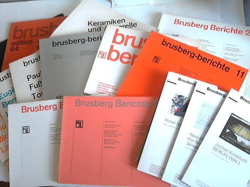 Brusberg - Galerie, Berlin (Hrsg.) - Sammlung von 19 Kunst-Katalogen aus 1964 - 1992