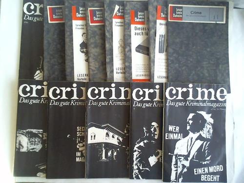 crime - Das gute Kriminalmagazin - Sammlung von 14 Ausgaben