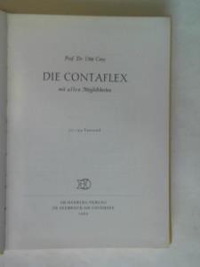Croy, Otto - Die Contaflex mit allen Mglichkeiten