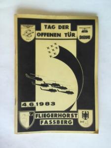 Technische Schule der Luftwaffe 3, Heeresfliegerregiment 10 (Hrsg.) - Programmheft zum Tag der offenen Tr 4. Juni 1983