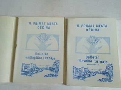 Schach - Decinsky Sachoy. Festival 1976.  VI. Primat Mesta decina