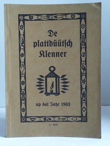 Ollnborger Kring (Hrsg.) - De plattdtsch Klenner up dat Jahr 1963