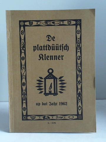 Ollnborger Kring (Hrsg.) - De plattdtsch Klenner up dat Jahr 1962