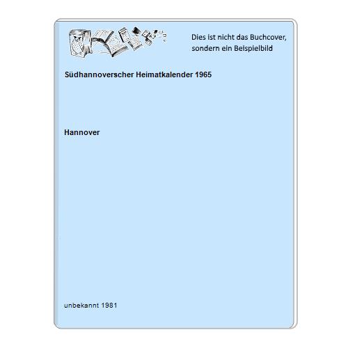 Hannover - Sdhannoverscher Heimatkalender 1965