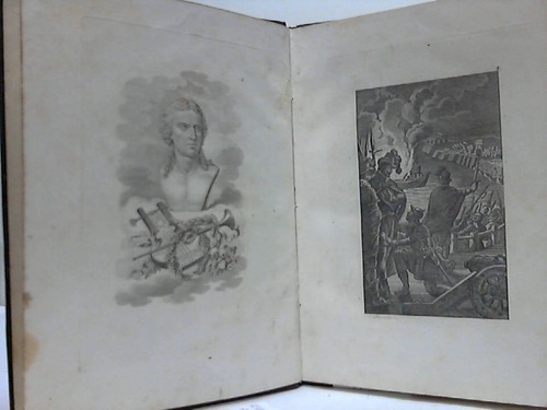Schiller, Friedrich von - Tafelband mit 24 Kupferstichen von J. Blaschke
