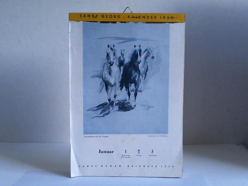 Wochen-Kalender - Sankt Georg-Kalender 1959