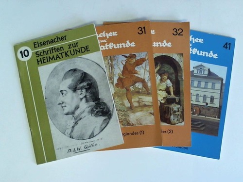Eisenacher Schriften zur Heimatkunde - 4 Hefte