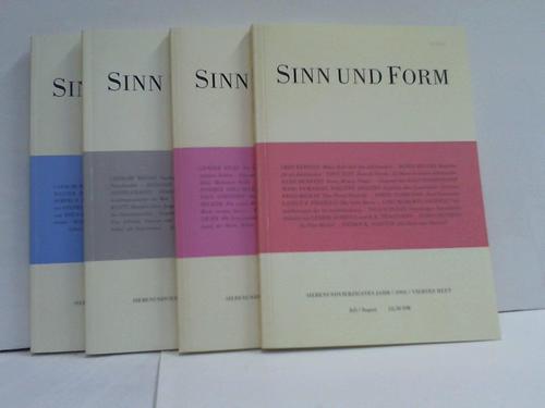 Sinn und Form - Beitrge zur Literatur. Siebenundvierzigstes Jahr. 1995. Heft 1-4