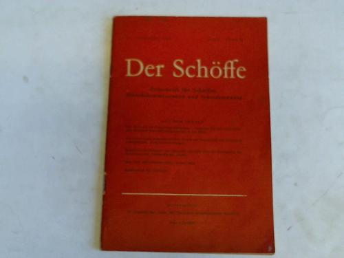 Ministerium der Justiz der Deutschen Demokratischen Republik (Hrsg.) - Der Schffe. Zeitschrift fr Schffen, Schiedskommissionen und Schiedsmnner. 12. Jahrgang 1965, Heft 6