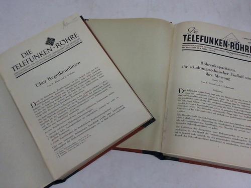 (Telefunken Gesellschaft fr drahtlose Telegraphie mbH/Professor Dr. H.Rukop, Berlin) - Die Telefunken-Rhre. Bnde 9-12 und eine Sonderheft in 2 Bnden