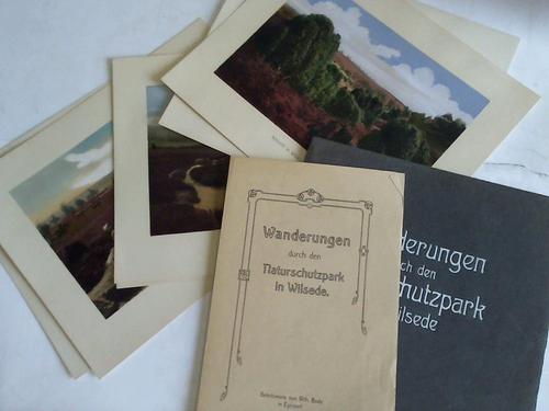Bode, Wilhelm - Wanderungen durch den Naturschutzpark in Wilsede. 6 Farbtafeln nach Aquarellen mit Begleitheft