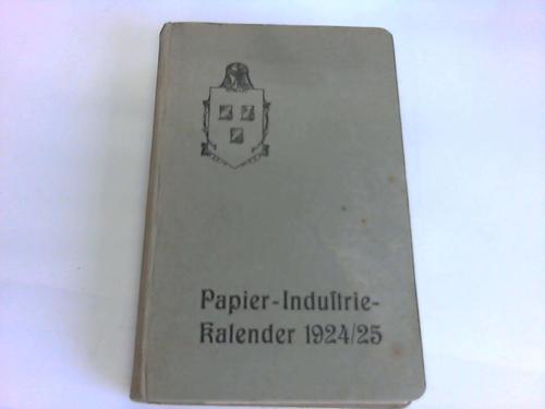 Papier-Industrie-Kalender 1924/25. 27. Jahrgang