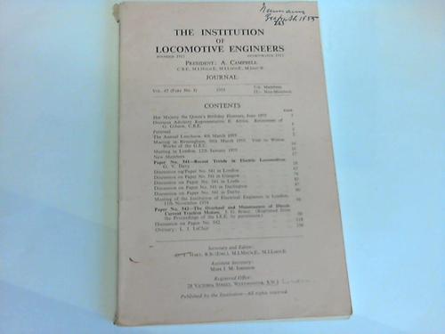 Campbell, A. - The Institution of Locomotive Engineers