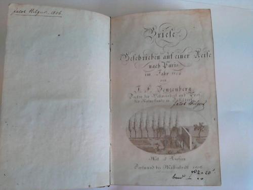Benzenberg, J.F. - Briefe geschrieben auf einer Reise nach Paris im Jahr 1804