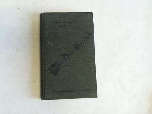 Jagdzeitung Wild und Hund - Wild und Hund Kalender. Taschenbuch fr deutsche Jger. Vierzehnter Jahrgang 1914