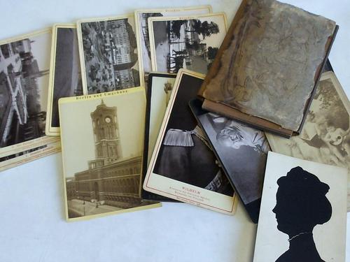 Kaiserreich - Sammlung von 10 original Fotographien aus dem deutschen Kaiserreich und 3 Tafeln