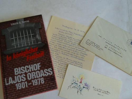 Ordass, Lajos (1901 - 1978) - Handgeschriebener Brief von Lajos Ordasss als Weihnachtsgruss mit beiliegender Karte vom 18.12.1972