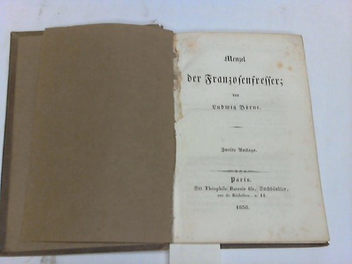 Brne, Ludwig - Menzel der Franzosenfresser