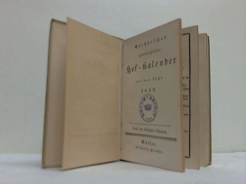 Justus Perthes Verlag (Hrsg.) - Gothaischer genealogischer Hof-Kalender auf das Jahr 1839