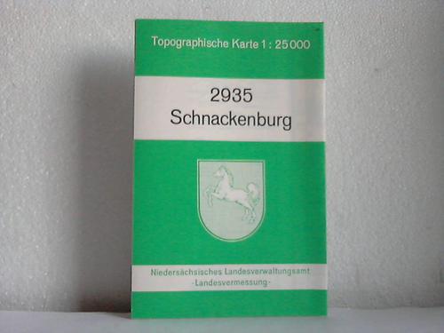 Schnackenburg - Topographische Karte 2935