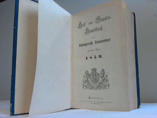 Knigreich Hannover - Hof- und Staats-Handbuch fr das Knigreich Hannover auf das Jahr 1859