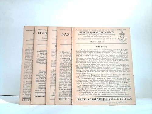 5 Merktafeln der Reichsmarine