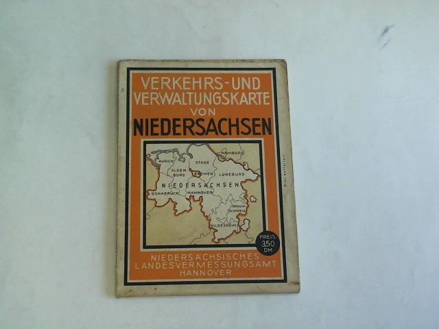 Niederschsiches Landesvermessungsamt Hannover (Hrsg.) - Verkehrs- und Verwaltungskarte von Niedersachsen