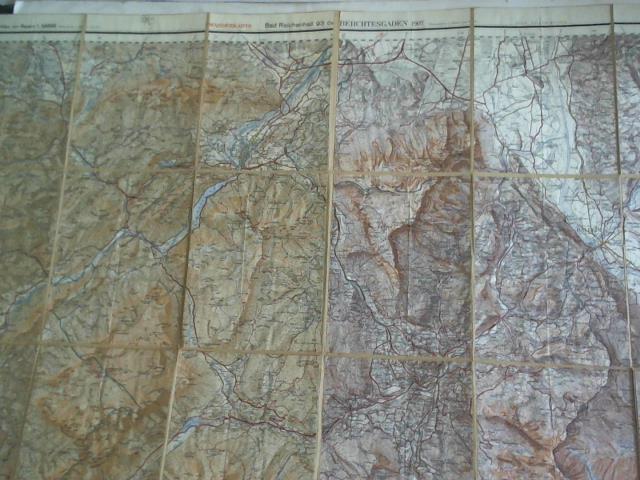 Deutsche Heimatkarte - Berchtesgaden Nr. 94/ Bad Reichenhall Nr. 93de Ondarza 1952