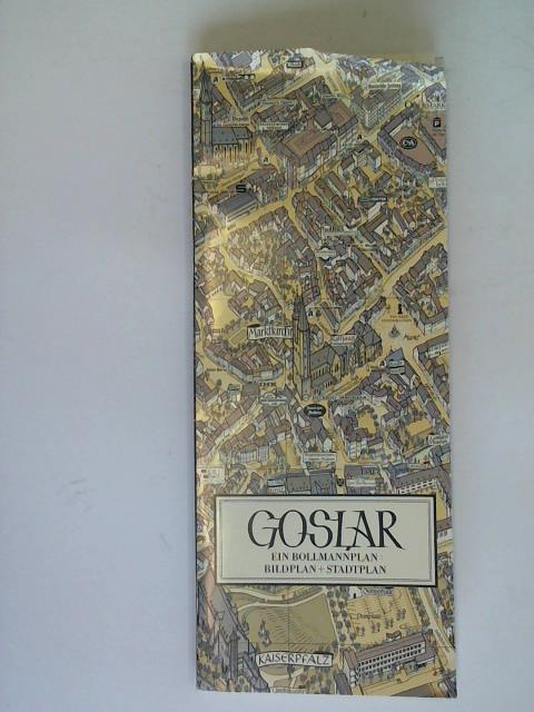 Goslar - Ein Bollmannplan: Bildplan - Stadtplan