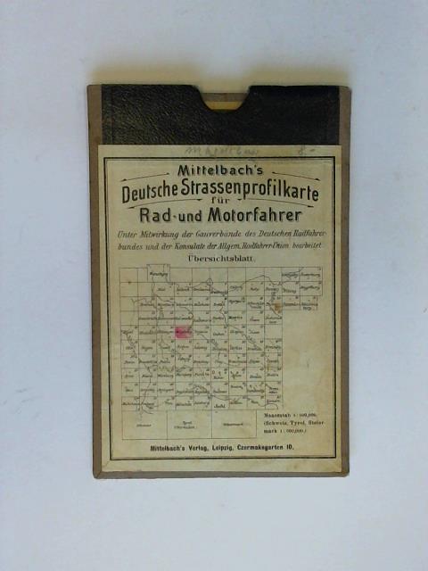 Deutsche Strassenprofilkarte fr Rad- und Motorfahrer - 33 Magdeburg (Ausgabe A)