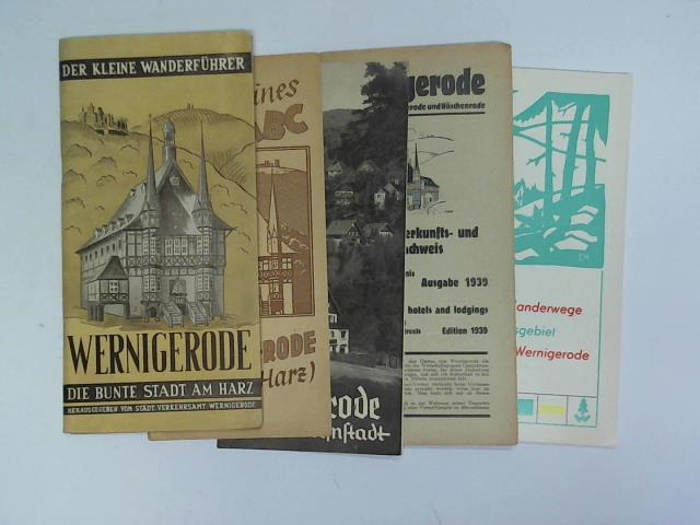 Stdt. Verkehrsamt Wernigerode (Hrsg.) - Der kleine Wanderfhrer: Wernigerode. Die bunte Stadt am Harz