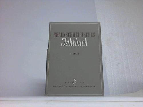 Braunschweig - Goetting, Hans (Hrsg.) - Braunschweigisches Jahrbuch. Band 40