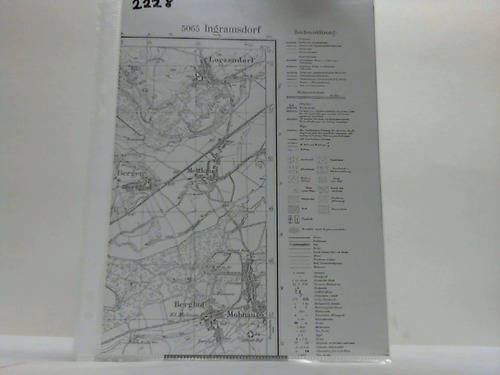 Ingramsdorf - Topographische Karte 1 : 25 000 (4 cm-Karte)