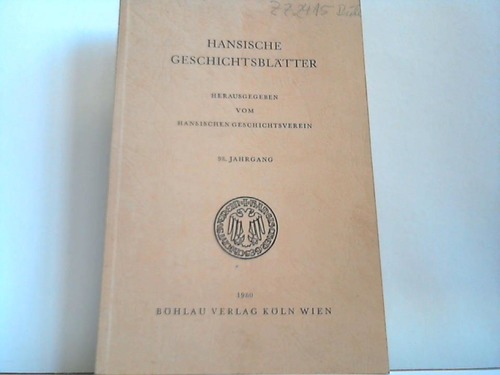 Hansischer Geschichtsverein (Hrsg.) - Hansische Geschichtsbltter