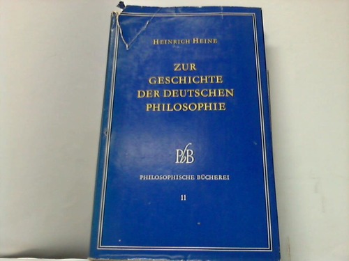 Heine, Heinrich - Zur Geschichte der deutschen Philosophie