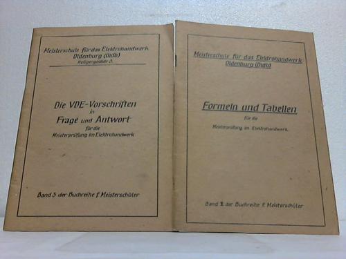 Meisterschule fr das Elektrohandwerk (Hrsg.) - Band 2 und 3 (2 Hefte)