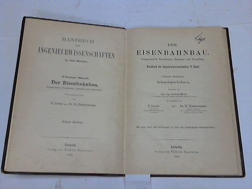Loewe, F./Zimmernann, H. (Hrsg.) - Schmalspurbahnen