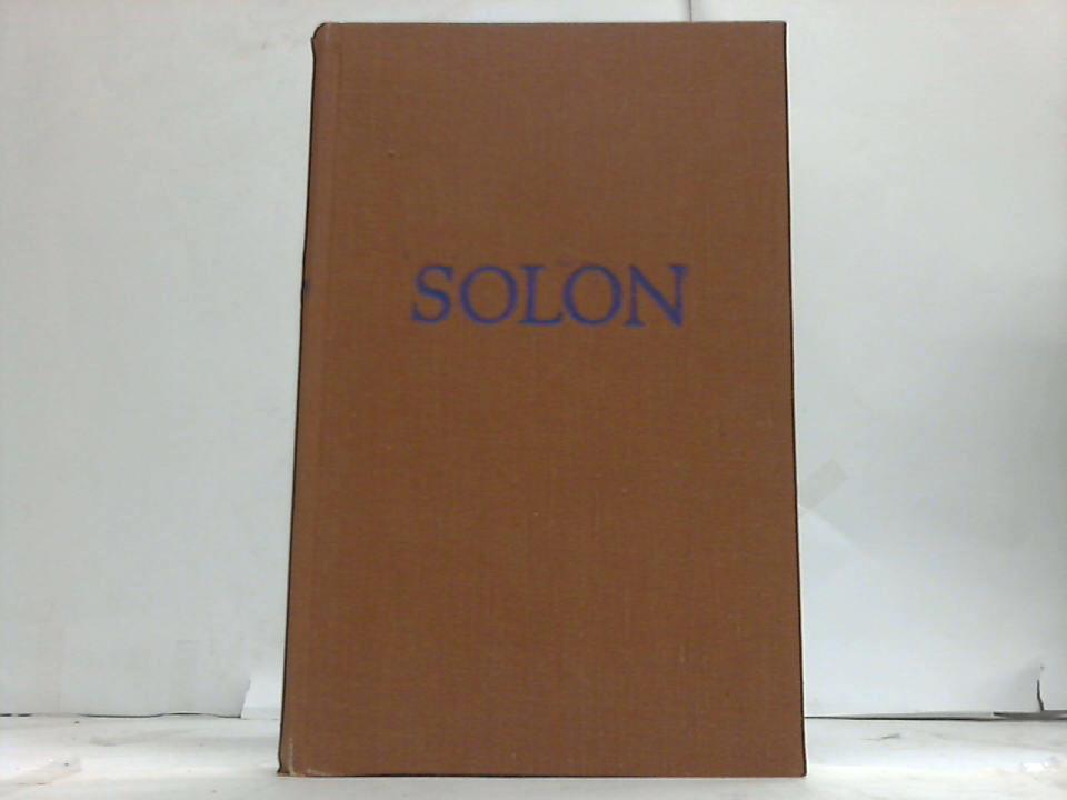 Hnn, Karl - Solon. Staatsmann und Weiser