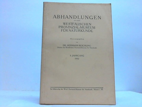 Reichling, Hermann (HRsg.) - Abhandlungen aus dem Westflischen Provinzial-Museum fr Naturkunde