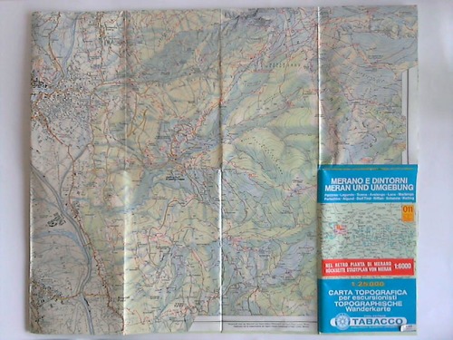 Meran - Italien - Topographische Wanderkarte. Merano e Dintorni - Meran und Umgebung