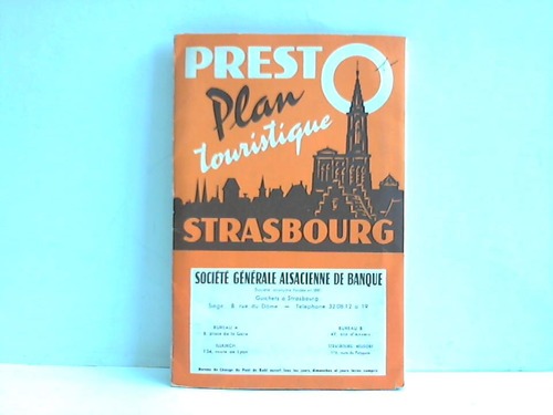 Straburg - Frankreich - Presto Plan touristique - Strasbourg