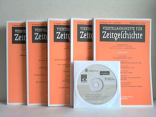 Vierteljahreszeitschrift fr Zeitgeschichte - 58. Jahrgang 2010. Heft 1 bis 4 und Beilage (zusammen 5 Hefte) dazu 1 CD-Rom