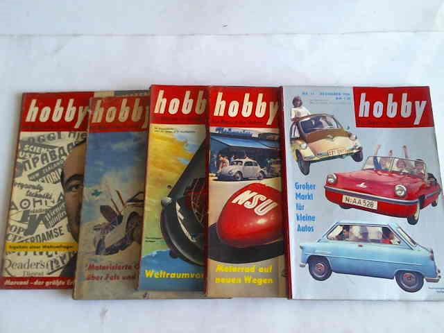 Hobby. Das Magazin der Technik - 5 Hefte aus 1956