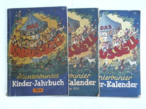 Geede, Ruth - Kunterbunter Kinder-Kalender Jahrgang 1951/ 1952/ 1954. 3 Bnde
