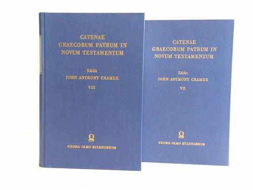 Cramer, J. A. - Catenae in Sancti Pauli Epistolas ad timotheum, titum, philemona et ad hebraeos. ad fidem codd. mss./ Catena in epistolas catholicas accesserunt oecumenii et arethae commentarii in apocalytsin. Ad fidem codd. mss. 2 Bnde