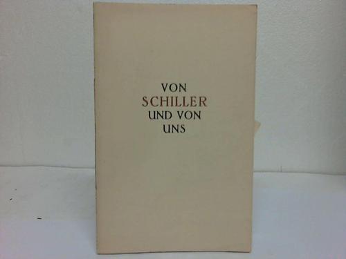 Flaischlen, Csar - Von Schiller und von uns. Punkte und Linien eines Vortrags