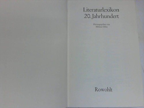 Olles, Helmut - Literaturlexikon 20. Jahrhundert