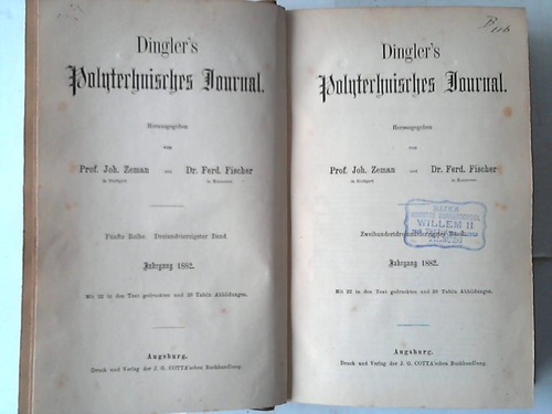 Dinglers Polytechnisches Journal. 243. Band - Herausgegeben von Johann Zeman und Ferd. Fischer