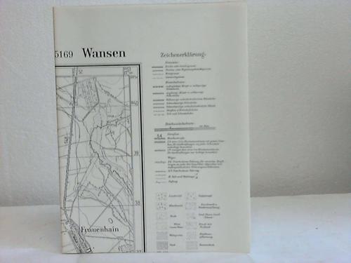Wansen - Topographische Karte 1 : 25000 (4 cm-Karte)
